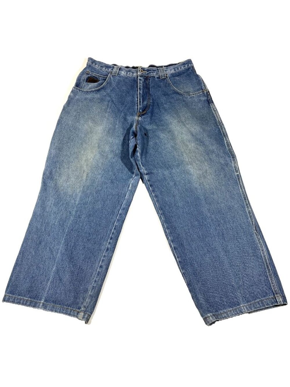 Fubu Jeans Mens 40x34 Blue Denim Loose Baggy Vintage 90s Streetwear Hip-Hop